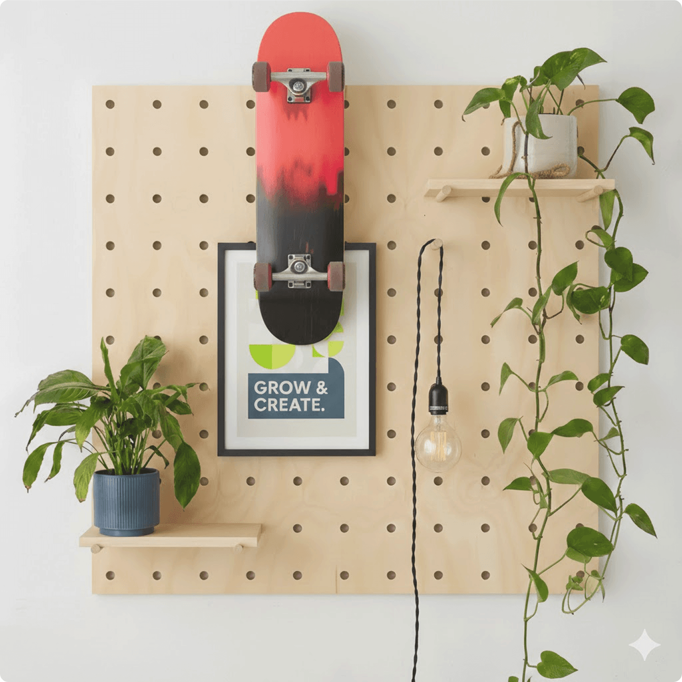 PEGMOD modular pegboard system